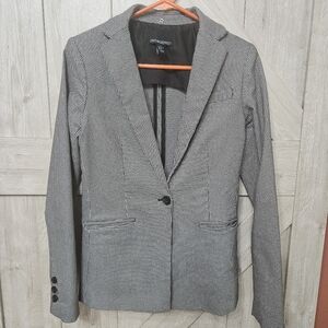 Cynthia Rowley Black & White Houndstooth Blazer Size XS